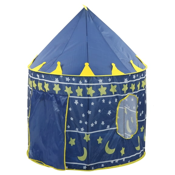Nieyigj Children Play Tent Castle Indoor Outdoor Princess Prince Playhouse Tent Toy for Kids Gifts Blue (41.3 inches / 105 cm)