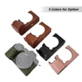 thumbnail image 1 of Nieyigj Classic PU Leather Protective Camera Case with Adjustable Shoulder Strap, Convenient Bottom Opening Bag Designed for Fujifilm XS20, 5.51 inches / 14 cm, Brown, 1 of 3