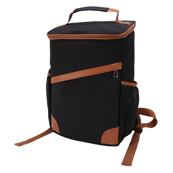 Nieyigj Cooler Insulated Backpack Large Capacity Leakproof Multifunctional Beach Camping Picnic Thermal Backpack, Black