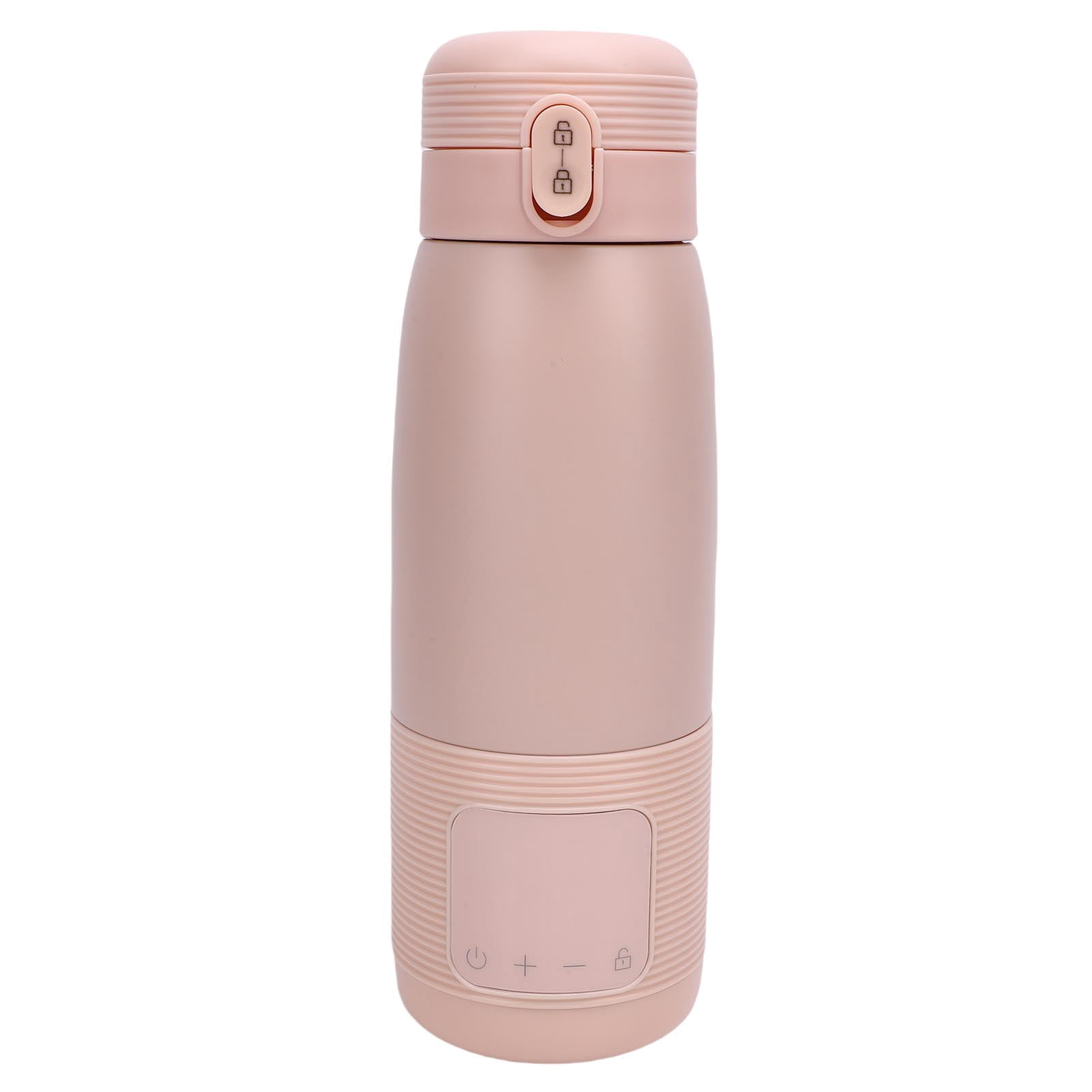 Nieyigj Cordless Portable Baby Bottle Warmer Battery Operated Travel Milk Warmer with 37℃-55℃ Temp Control Pink 500mL 16.91oz 6400mah Vehicle Car Journey Formula Breastmilk