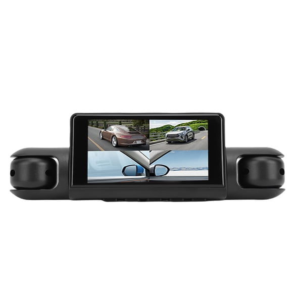 Nieyigj Dash Cam Front Rear Inside 4 Lens 1080P HD Wide Angle Dashboard Camera Recorder with 2.7 Inch Screen Night Vision G-Sensor Car DVR (7.87 inches / 20 cm)[cite: 1]