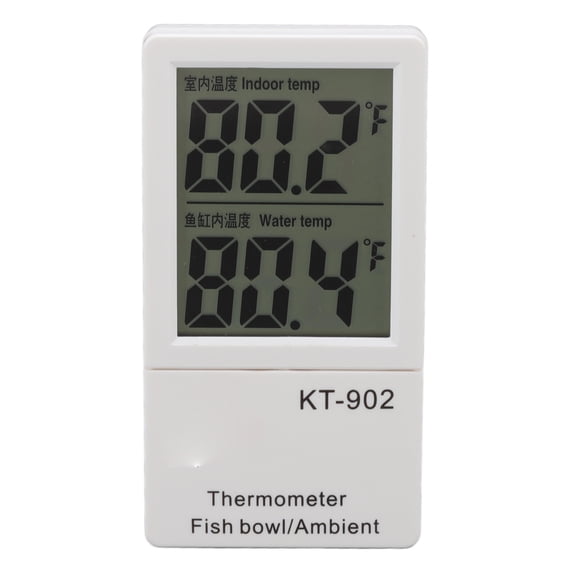 Nieyigj Digital Aquarium Thermometer KT902 Ultra Low Power Electronic Fish Tank Temp Gauge