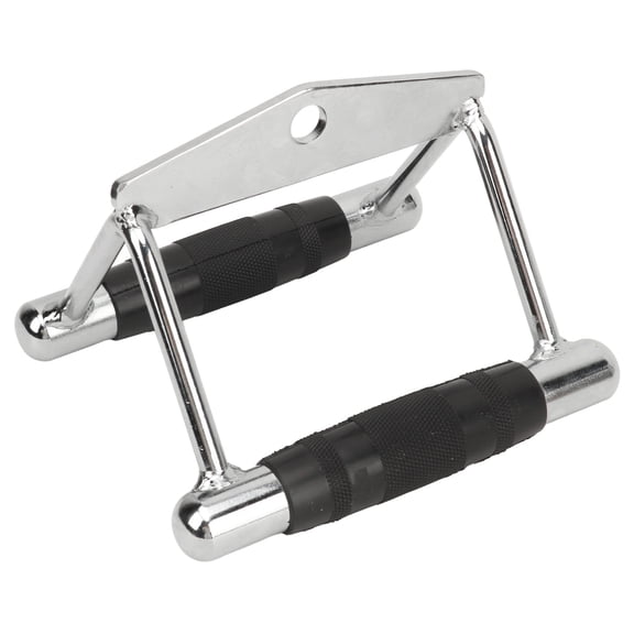 Nieyigj Double D Row Handle Cable Attachment for Home Gym, Heavy Duty V-Bar Pull Down Accessory with 880 LBS Capacity, Tricep Back Exercise Machine Equipment