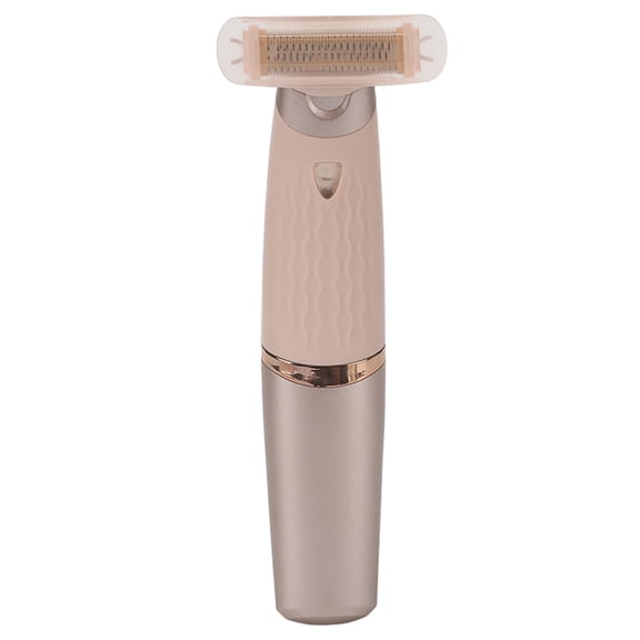 Nieyigj Electric Lady Clipper High Hardness Safety Portable Electronic Female Trimmer with Guide Comb, Rechargeable Painless Body Hair Removal Device for Face, Legs, Bikini Line, White (17cm/6.69in)