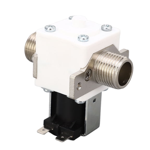 Nieyigj Electric Solenoid Valve 1/2in Thread (1.27 cm) Water Inlet PC Brass DC24V FPD 90A Replacement Valve