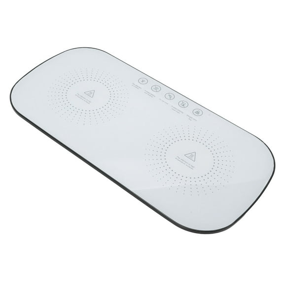 Nieyigj Electric Warming Tray for Restaurants House Parties Dinners Compact Food Warmer Server Hot Plate Smart Constant Temperature Heating Rectangular EU Plug 220V 14.96 Inches Silver
