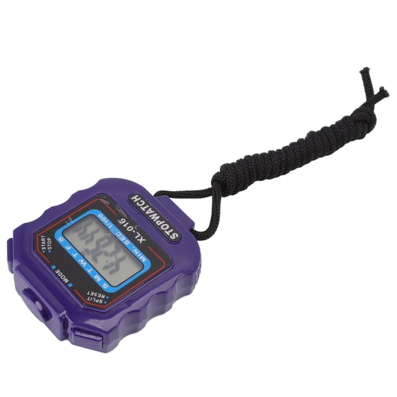 Nieyigj Electronic Digital Stopwatch Timer Single Row 2 Display Athletic Contest Running Coach Blue