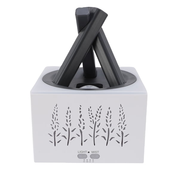 Nieyigj Essential Oil Diffuser with EU Plug, 400ml Simulated Flame Humidifier (8.27 inches / 21 cm), Hollow Design Scent Diffuser for Home Room Decor