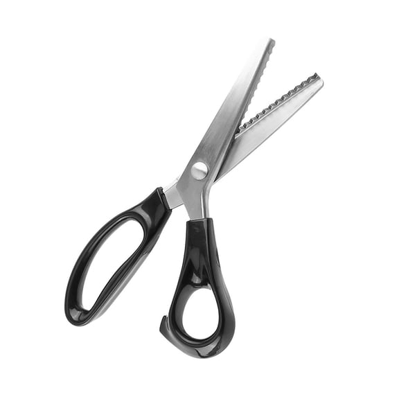 Nieyigj Fabric Decorative Triangle Edge Pinking Shears Scissors Clipper 5mm for Professional Dressmaking and Crafts (9 inches / 23 cm)