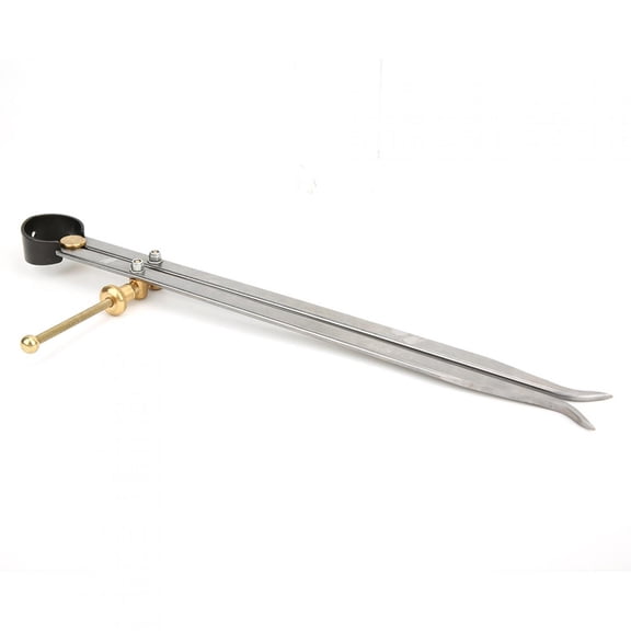 Nieyigj Fine Ground Spring Divider Carbon Steel Brass Flat Leg Inside Spring Caliper 250mm / 9.84 inches