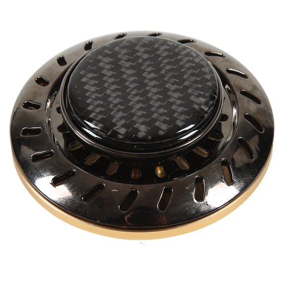 Nieyigj Flying Disc Car Air Freshener Essential Oil Diffuser Aromatherapy Decoration with 2 Refills Long Lasting Scent for Vehicles Auto Interior Accessories 7.48 inches / 19 cm Gold Base