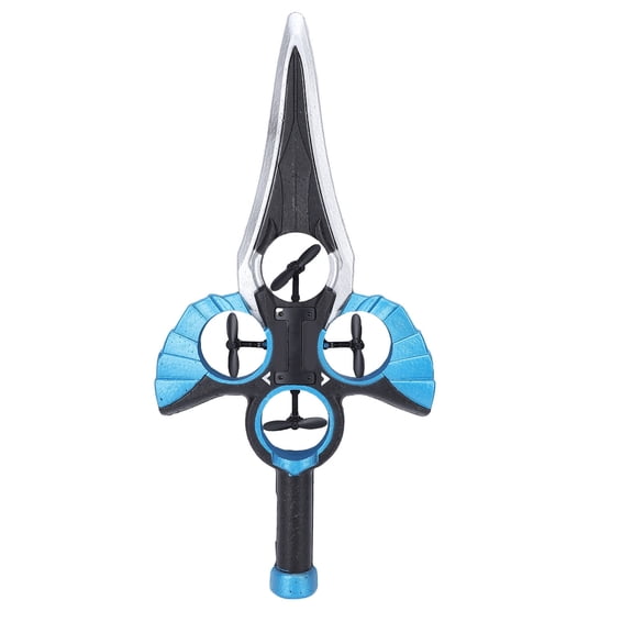 Nieyigj Flying Sword RC Airplane 14.8 inches / 37.5 cm Precise Response Remote Control Toy with LED Light Blue