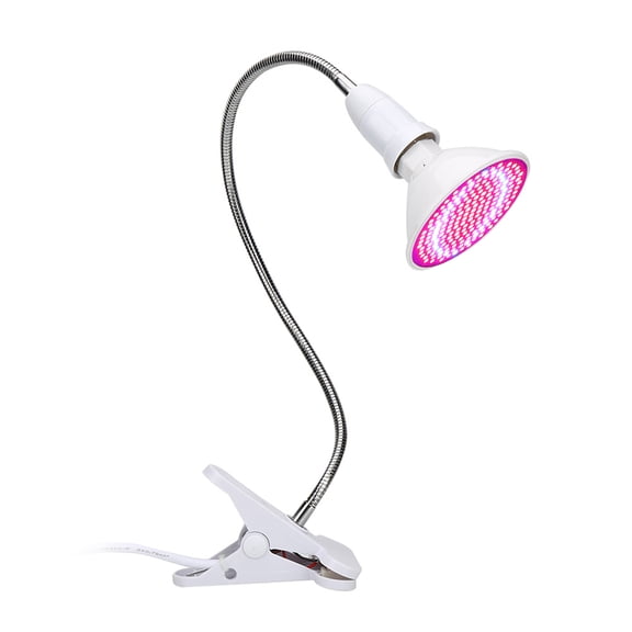 Nieyigj Full Spectrum LED Plant Grow Light 1 Head Countertop Clamp Indoor Nursery Succulent Coloring Lamp Free Rotatable Hose US Plug 15.7 inches / 40 cm