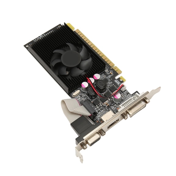 Nieyigj GT210 Desktop Graphics Card 512MB DDR3 64-Bit Core PC Video Card with DVI VGA HD Ports, 10.24 inches / 26 cm