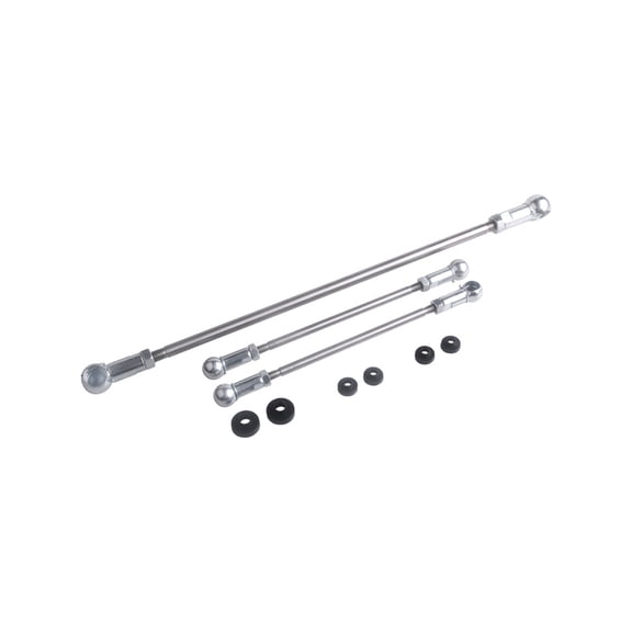 Nieyigj Gear Linkage Link Push Rods Repair Fix Kit 3pc For Peugeot 106 Citroen Saxo, Replacement Rods With Grease Retaining Rubber Seal Zinc Plated Metal Rod Ends, Heavy Duty Corrosion Resistant