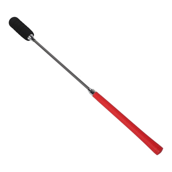 Nieyigj Golf Swing Training Stick Adjustable Enhanced Practice Stick for Indoor Training, Flexibility & Tempo Master, Professional Grip & Weight Trainer, Red