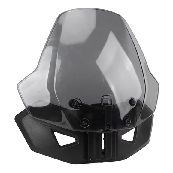 Nieyigj Grey Tinted Adjustable Windshield for Can-Am Ryker 600 900 Rally Sport, Aerodynamic Polycarbonate Windscreen Replacement Accessory (16.1 in / 41 cm)