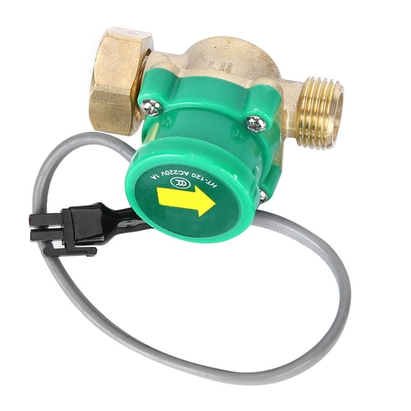 Nieyigj HT-120 6-4 Water Pump Flow Sensor Pipeline Switch Electronic Pressure Automatic Control Faucet 220V Brass Replacement Part (7.00 inches / 17.78 cm) - Industrial Water Supply Tool