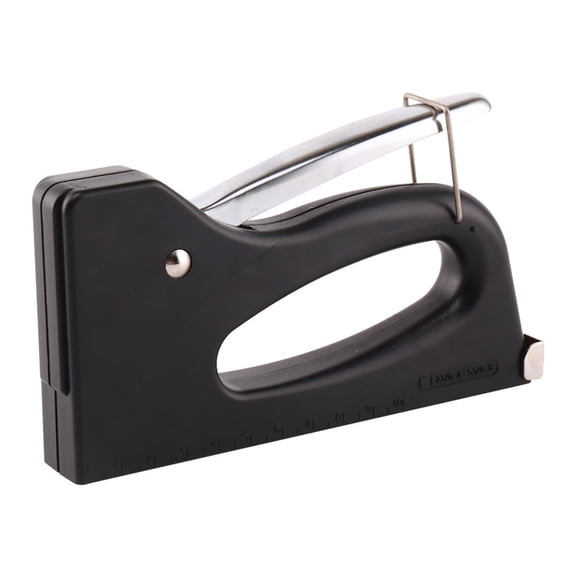 Nieyigj Hand Operated Staple Tacker Light Duty Stapler with 1000Pcs Door-type Staples for Crafts Decoration Material Fixing Woodworking Furniture Home Office DIY Projects (8.1 inches / 20.5 cm)