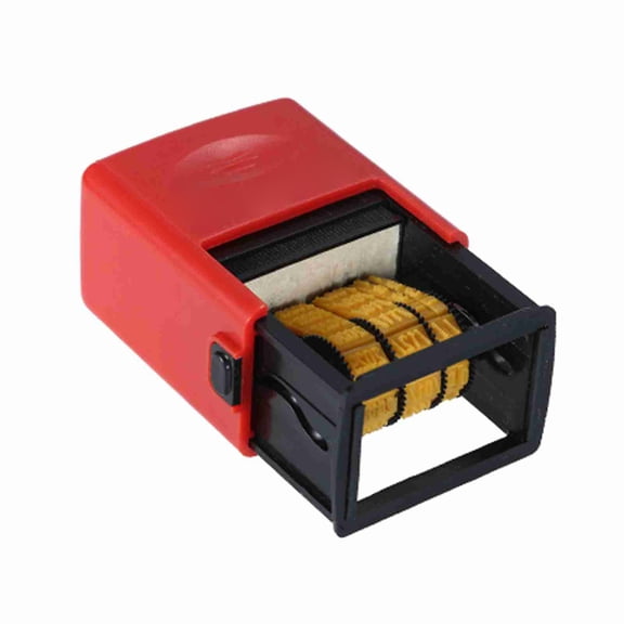 Nieyigj Handheld Portable Date Stamp Printer Quick-Drying Ink Date Printing Coding Machine for Food Plastic Bag Bottle Metal Cans Paper (Virtual Font Edition, 4.0 inches / 10.1 cm)