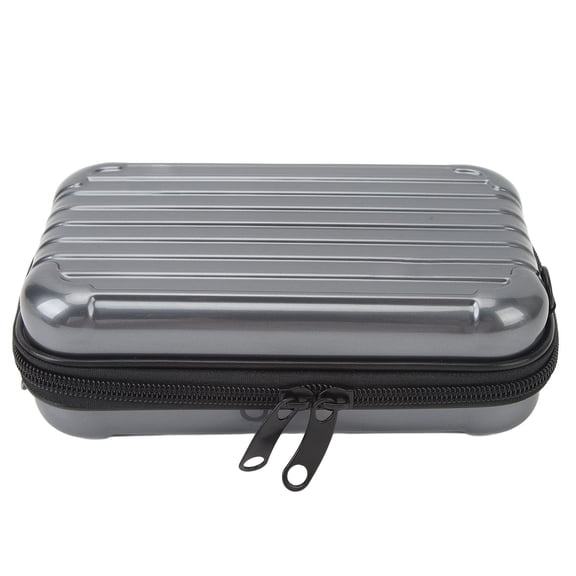 Nieyigj Hard Shell Carrying Case for DJI Osmo Pocket 3 Portable Storage Bag Water-Resistant PU Leather Protector Travel Cover Grey (7.48 inches / 19 cm)