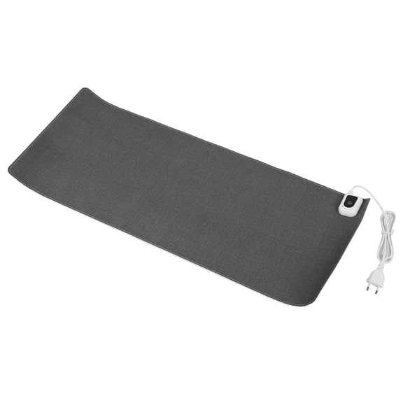 Nieyigj Heated Mouse Pad PU Leather Warm Desk Pad 31.5x13.0 inches / 80x33 cm Heating Gaming Mousepad for Office Dormitory 100-240V Grey 3 Temperature Levels 1/2/4 Hours Timing Auto Shut Off