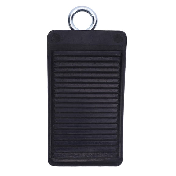 Nieyigj Heavy Duty Rubber Wheel Chock, 6.30 x 3.94 x 3.94 Inches (160x100x100mm) Tire Stopper Block with 1 to 3 Tons Load Capacity for Cars, Travel Trailers, RVs, Trucks, and ATVs, 1 Pack Black