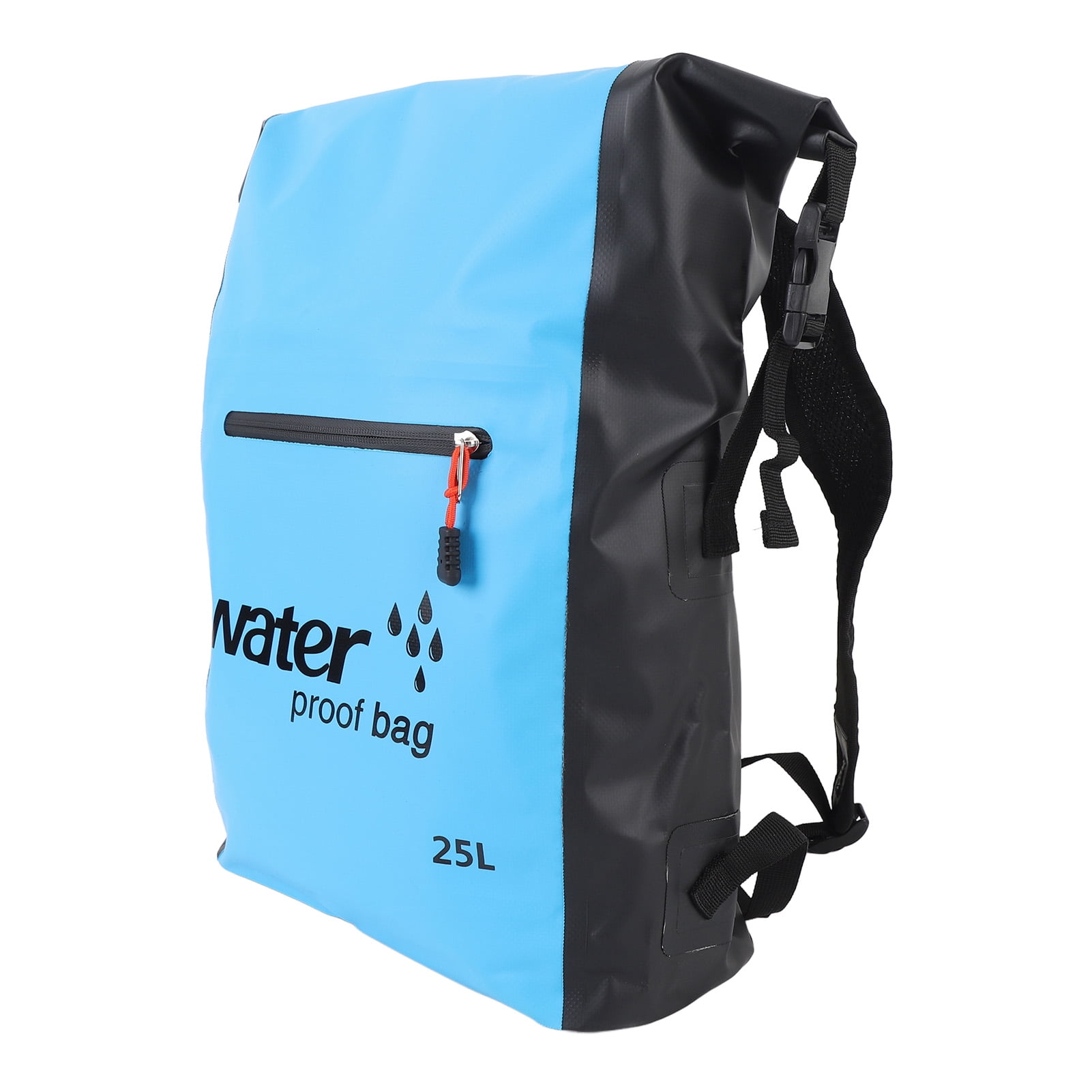 Nieyigj Heavyweight Water Resistant Dry Bag 25L Dry Wet Separation Hiking Dry Backpack with Shoulder Strap for Outdoors Activities Blue 16.5 inches / 42 cm
