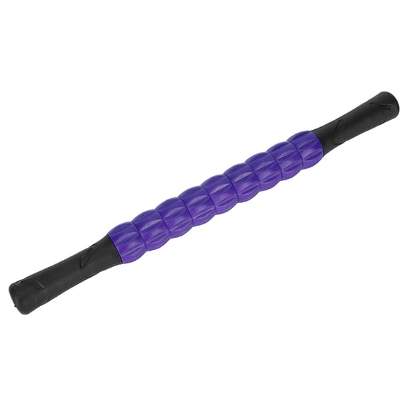Nieyigj High Strength Muscle Massage Sticks Deep Tissue Relaxation Roller Fascia Rods for Fitness Yoga Cross-Training Workout Recovery, 16.9 Inches / 43 cm, Purple