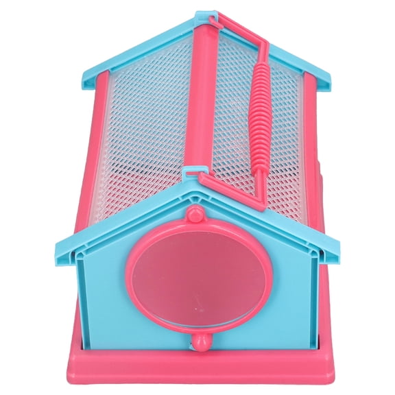 Nieyigj Insect Box Portable Handle Breathable Ventilated Cover Easy Observation Bug Catchers Critter Cage Educational Nature Exploration Toy for Toddlers and Kids, Assorted Colors, 7.9 in / 20 cm
