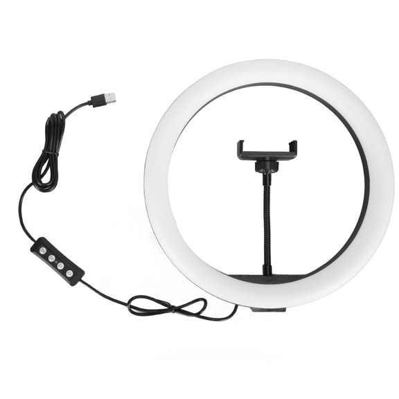 Nieyigj LED Circle Light 1/4 Inch Threaded 162 LED Energy Saving Light Beads Fill Light with Desktop Stand for Live Streaming, Vlogging and Video Recording 12.6 inches / 32 cm