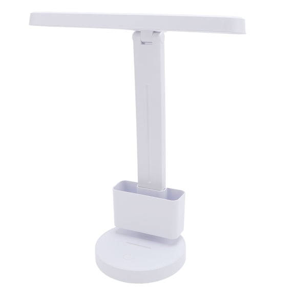 Nieyigj LED Desk Lamp with Detachable Pen Holder Phone Holder Dimmable 3 Color Temperatures Adjustable Angle Table Reading Light (17.32 inches / 44 cm)