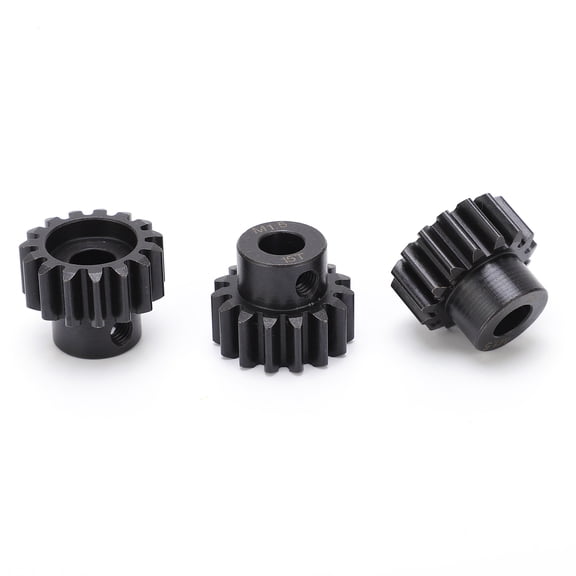 Nieyigj M1.5 Steel Pinion Motor Gear for 1/5 1/6 RC Vehicles, 15T Steel Cog Wheel with 8mm/0.31 inches Inner Hole, High Performance RC Accessory Replacement Upgrade Part