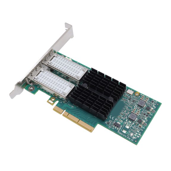 Nieyigj MCX354A FCCT PCI Network Card Dual Port QSFP 40Gb/s PCI Express 3.0 X8 Ethernet Network Adapter for Server with Fiber Optic Support High Speed 9.06 inches / 23 cm[cite: 1]