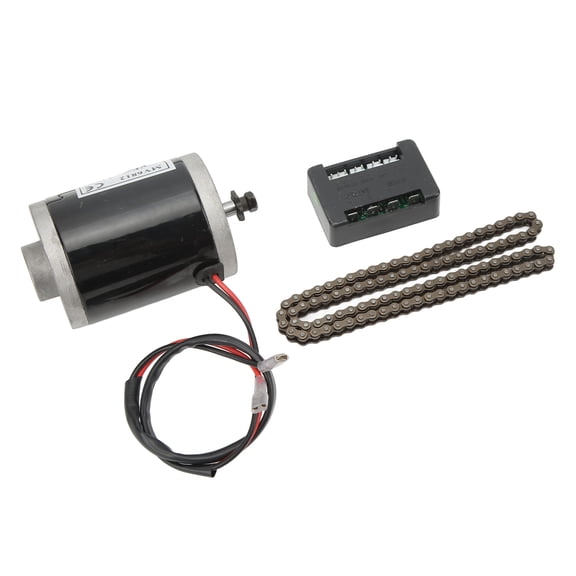 Nieyigj MY6812 Electric Bicycle Conversion Kit 24V 120W DC Motor Set High Speed Small Brush Motor with 98 Sections 25H Chain and Controller for E-Bike[cite: 1]