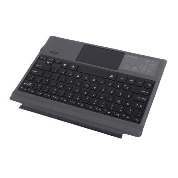 Nieyigj Magnetic Bluetooth Keyboard for Microsoft Surface Pro 3/4/5/6/7/7+, Colorful Backlit Multi-Touchpad Wireless Standard Keyboard, Black (13 inches / 33 cm)