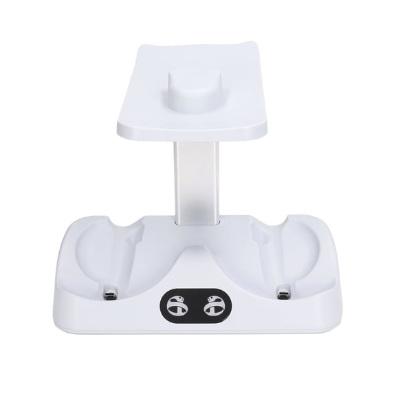 Nieyigj Magnetic Charging Station with LED Indicator for PlayStation VR2 & PS5 Controller, Fast Charger Dock Storage Base, White