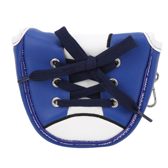 Nieyigj Magnetic Closure Customized for Golf Mallet Putter Covers Headcover Synthetic Leather Blue 7.09 inches / 18 cm - Universal Fit Padded Protection