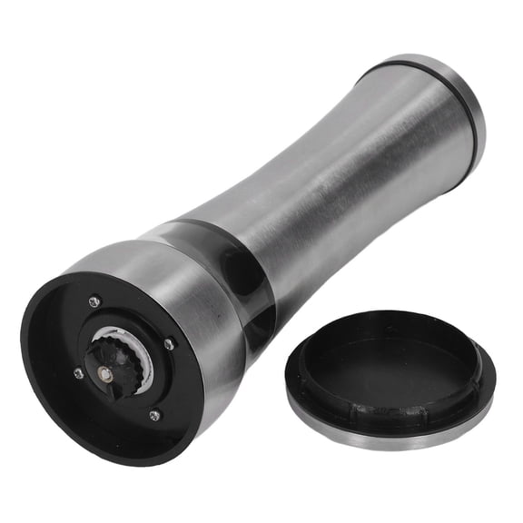 Nieyigj Manual Pepper Mills Stainless Steel Adjustable Pepper Grinder for Kitchen Supplies, Large Capacity 8 oz, Premium Culinary Tool for Home and Professional Use Silver