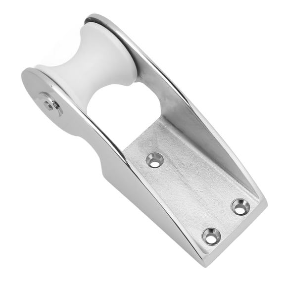 Nieyigj Marine Grade 316 Stainless Steel Boat Bow Anchor Roller Bracket with Premium Nylon Pulleys and Anti-Slip Rubber Pad Mirror Polished Wear Resistant Heavy Duty Mooring Hardware for Yachts Boats