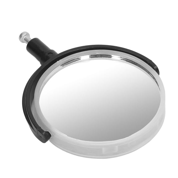 Nieyigj Microscope Reflective Mirror XSP-00 Plastic Bracket Lens Replacement, Plane Concave Biological Lab Equipment Component, Silver (3.54 inches / 9 cm)