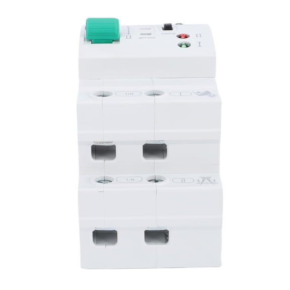 Nieyigj Mini ATS Automatic Manual Transfer Switch 2P 80A Home Generator Dual Auto Electrical Selector Switch DIN Rail Mount Super Thin PV Type