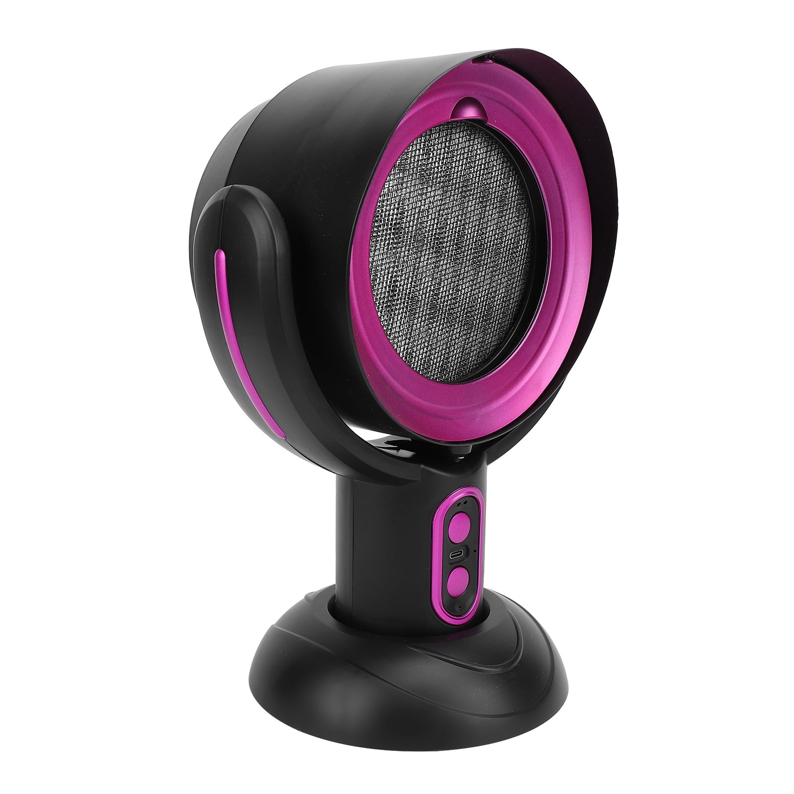 Nieyigj Mini Desktop Range Hood, Portable Negative Ion Kitchen Exhaust Fan with Detachable Oil Box & Filter for Indoor Cooking, 13.8x5.5x6.3 inches / 35x14x16 cm, Purple