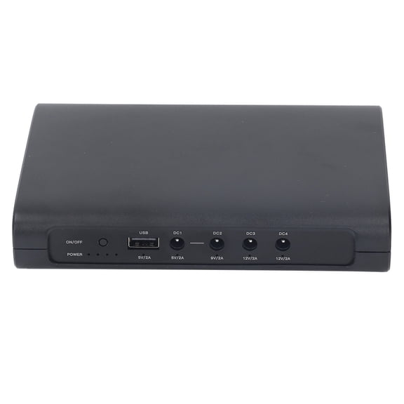 Nieyigj Mini UPS Battery Backup Uninterruptible Power Supply 15000mAh 110-240V for Routers Modems Security Cameras Camcorders 25.2W (EU Plug)