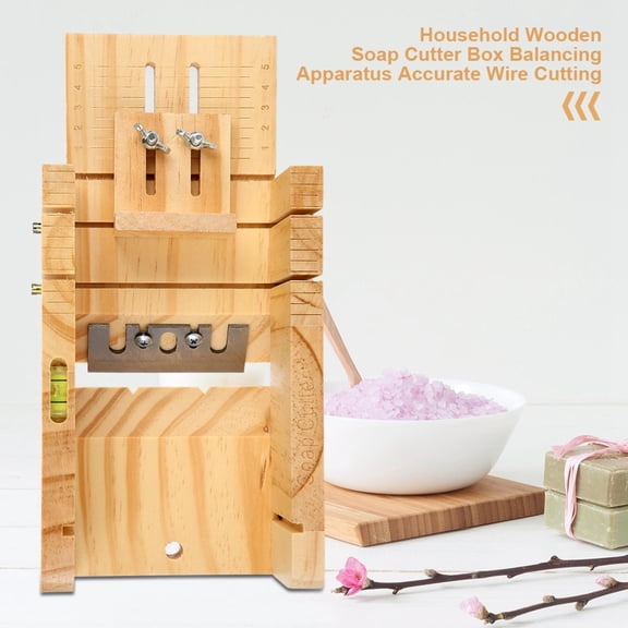 Nieyigj Multi-Function Practical Wood Soap Cutter and Mold Loaf Making Tool Kit with Accurate Scale, 10.63 inches / 27 cm