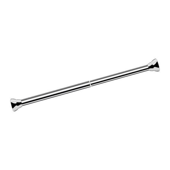 Nieyigj Non-Slip Spring Tension Curtain Rod 12 to 18 Inch Expandable Bath Closet Hanging Pole Silver