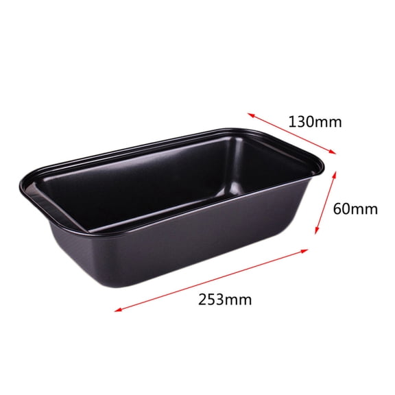 Nieyigj Non-Stick Carbon Steel Bread Loaf Pan Rectangular Baking Mold 9.84 Inches / 25 cm