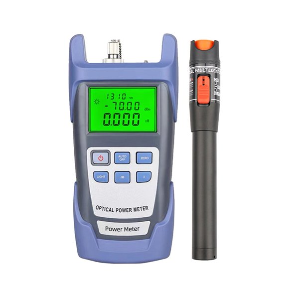 Nieyigj Optical Fiber Tool Kit Optical Power Meter Handheld 10mW Tester Portable Pen Type Red Light Fiber Test Pen