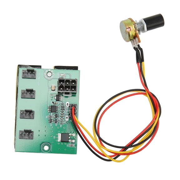 Nieyigj PC Fan Speed Controller DC 12V PWM 4-Way Splitter Hub with 11.8 inches / 300 mm Cable for Computer Case Cooling System