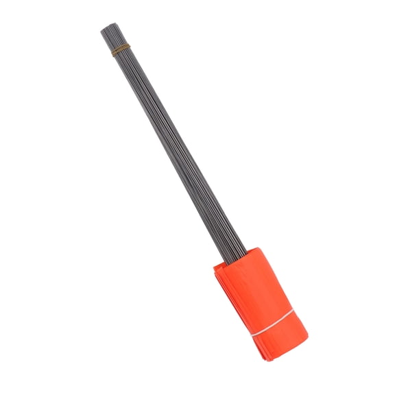 Nieyigj PVC Marking Flags with 15-inch Carbon Steel Pole Multi-Purpose Lawn Markers for Yard Dog Training and Construction Sites, 100-Pack